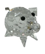 Vintage Swarovski Crystal figurine Miniature Pig w/ curly tail #10028, r... - $1,048.11 MXN