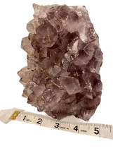 Amethyst Rose De France 3.14 LB Mauve Color Crystal Cluster W Mounting Hole - £135.40 GBP