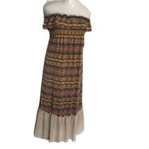 Belle du Jour Super Cute Maxi Dress ~ Sz M ~ Long ~ Off-Shoulder Strapless~Lined - £17.71 GBP