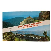 Postcard Greetings From Great Smoky Mountains National Park Charlies Bunion TN - £5.40 GBP