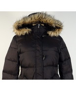 Lauren Ralph Lauren Black Toggle &amp; Zip Down Fill Hooded Parka Coat Women... - £239.09 GBP