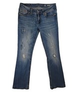 Miss Me Jeans Womens Size 29 Blue Denim Bootcut JW5180B8 Flap Pockets 30... - £25.47 GBP