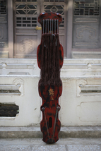 Guqin Antique Collection Inlaid shells Chinese string instruments - £523.52 GBP