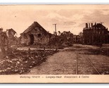 World War I Ruins Waterworks &amp; Casino Longwy France UNP DB Postcard S11 - £4.05 GBP