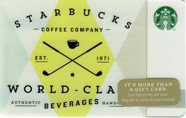 Starbucks 2014 World Class Collectible Gift Card New No Value - $2.99