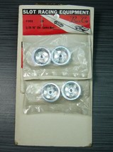 SLOT CAR 2PAIR NOS BUZCO CHROME SPOKE MAG WHEELS UNUSED VINTAGE 1/24 - $9.99