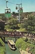 Postcard Six Flags Over Texas River Boats and Astrolift Skylift Vintage - £4.69 GBP