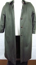 RARE Loden Plankl Vienna Austria Green Wool Womans Hooded Overcoat Coat ... - $170.99