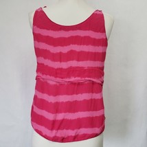 PJK Doheny Silk Sleeveless Blouse Pink tie dye Womens size XS - £11.06 GBP