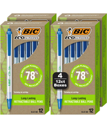 Ecolutions Clic Stic Blue Ballpoint Pens, Medium Point (1.0Mm), 48-Count... - £19.72 GBP