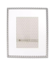Lawrence Frames 710080 Silver Metal Rope 8x10 Matted for 5x7 Picture Frame NEW - £15.97 GBP