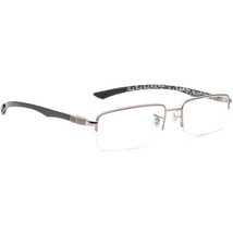 Ray-Ban Eyeglasses RB 8407 2709 Carbon Fiber Silver Half Rim Italy 52[]1... - $59.99