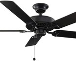 Farmington 52 in. Indoor Natural Iron Finish Ceiling Fan With Reversible... - £49.19 GBP