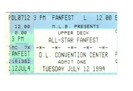 1994 Upper Deck MLB All Star Game Fanfest Pittsburgh Pirates David Lawrence Ctr - £19.77 GBP