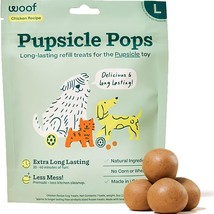 Woof Dog Chicken Peanut Butter Pops Large 8Oz - £17.33 GBP