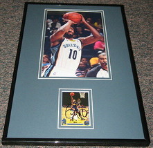 Gilbert Arenas Signed Framed 11x17 Photo Display Grizzlies - £51.43 GBP