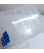 Flambeau Tackle Box clear divider storage organizer jewelry crafts plast... - $20.58 CAD