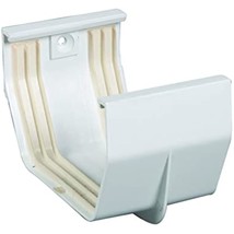 Amerimax T0505 Gutter Connector, Vinyl, White - $19.24