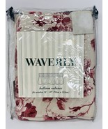 Waverly Balloon Valance Ivory Red/Pink Roses 79&quot;x14&quot; New Hard To Find Ra... - $29.71 CAD
