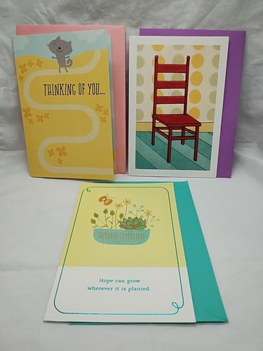 (3) Hallmark Shoebox Thinking Of You Greeting Cards With Envelopes 5&quot; X 7&quot; - $14.84
