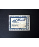 1962 Oldsmobile Owner Protection Plan Booklet - Owner Service Policy War... - £11.79 GBP