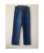 Dickies Jeans Mens 36x36 Blue Carpenter Straight Leg Workwear Dark Wash ... - $22.99