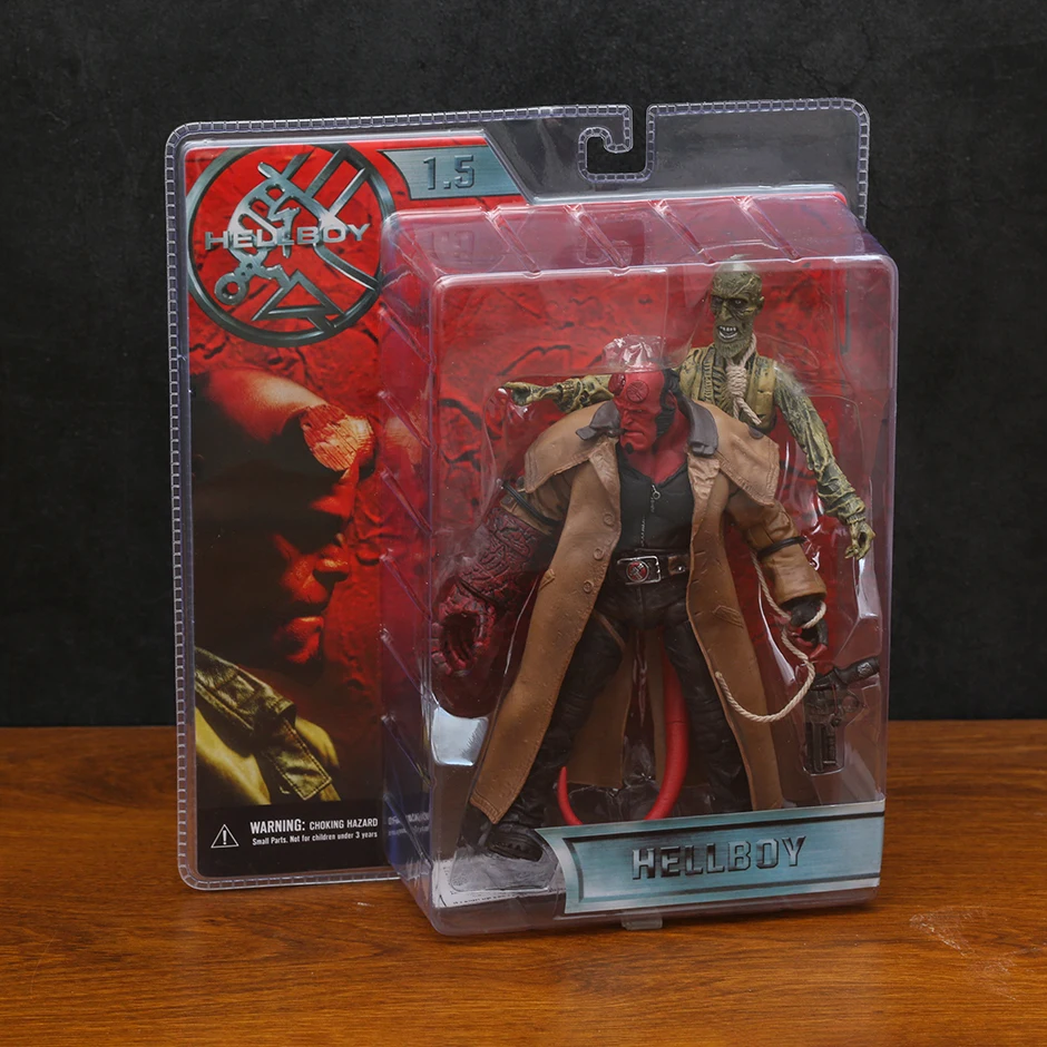 MEZCO Hellboy 7inches Movable Action Figure Model Toys Doll Birthday Present - £29.60 GBP+