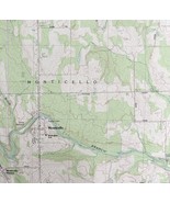 Map Monticello Maine New Brunswick USGS 1984 Topographic 1:24000 27x22&quot; ... - $61.53 CAD