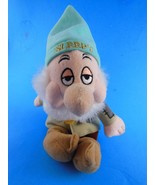Sleepy Dwarf 8&quot; Plush Stuffed Toy with Bean bag Butt Walt Disney - $6.92