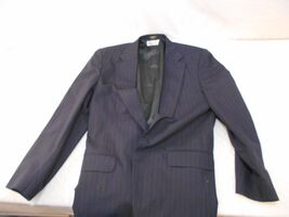 EXECUTIVE COLLECTION DARK BLUE STRIPED MENS WEDDING PROM QUINCE DRESS CO... - $31.31