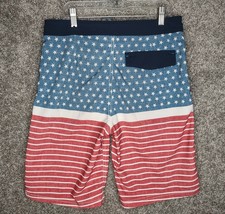 Mossimo Board Shorts Mens 28 American Flag Stars Stripes Swim Beach Surf... - £7.18 GBP