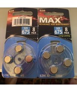 CVS Max Hearing Aid Batteries Size 675 2( 8 Pack) NEW Exp 8/27 Or Higher - €8,55 EUR