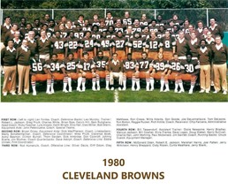 1980 CLEVELAND BROWNS  8X10 TEAM PHOTO NFL FOOTBALL PICTURE - $4.94