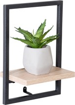 Small Floating Wall Shelf In Natural Finish By Honey-Can-Do. - $597.26 MXN