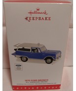 2016 Hallmark Keepsake All-American Trucks 22nd. 1970 Ford Bronco QX9001  - £43.90 GBP