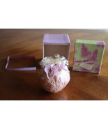 3 Vintage Avon Lilac Perfumed Guest Soaps In Original Box Small Size Ball - $228.89 MXN