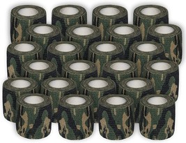 24 Rolls Self Adherent Wrap ages 2 Inches X 5 Yards First Aid Tape  Self Adhesiv - £107.32 GBP