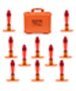 TS10-9200-8 Traffic Safety Kit 10 Strobes with Case tektite - $21,839.59 MXN