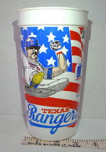 Texas Rangers Stadium Cup 1993 Vintage Arlington Stadium Souvenir Red Wh... - £27.68 GBP