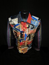 Robert Graham Jomaduru Colorful Long Sleeve Shirt Size XL image 4
