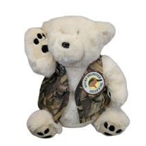Ducks Unlimited Teddy Bear Hunting Greenwing Jointed Plush Animal Camo Vest - £23.58 GBP