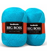 vardhman yarn Hand Knitting Acrylic Wool Ball (400 gm , Sky Blue) - $33.75