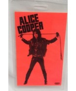 ALICE COOPER - ORIGINAL CONCERT TOUR LAMINATE BACKSTAGE PASS HEY STOOPID... - $20.00
