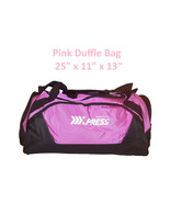 25&quot; Pink Duffle Bag Gym Bag - Travel Bag - Carry-On Bag - Overnight Bag - £25.43 GBP