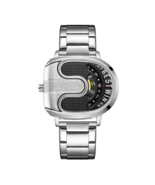 Creative Irregular Shape Watch Men Stainless Steel Band Quartz 45mm - $39.90