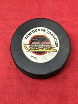 VTG Vancouver Canucks Official NHL Hockey Game Puck Slovakia Made Vegum ... - $17.33