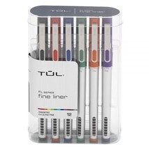 Tul Fine Liner Porous-Point Pens, Ultra-Fine, 0.4 Mm, Silver Barrel Asso... - $24.74