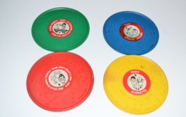 Tomy Tuneyville Original 1975 VTG Choo Choo Musical Train Records 4 Discs - £7.73 GBP
