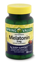 Melatonin Spring Valley - Strawberry American Quality - £20.12 GBP