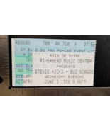 STEVIE NICKS / BOZ SCAGGS - VINTAGE JUNE 3, 1998 CONCERT TICKET STUB - $10.00